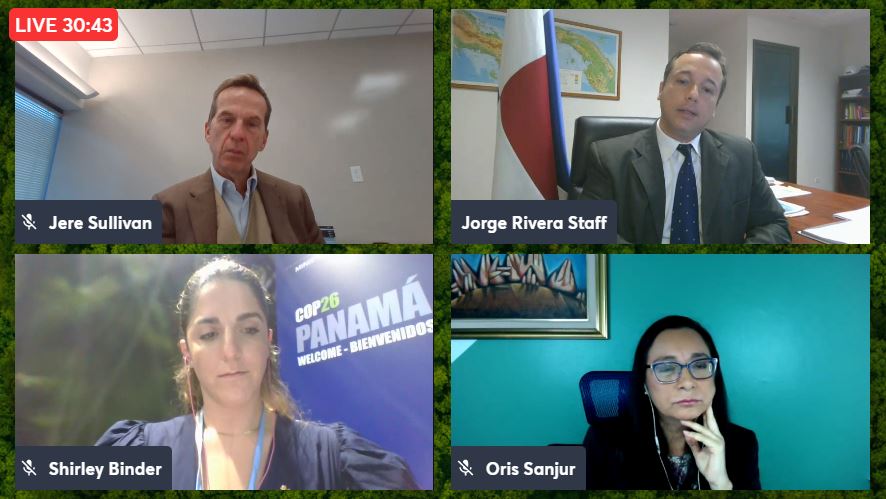 ICC Virtual Panel during COP26 - The Symbiotic Relationship Between Conservation and Prosperity.